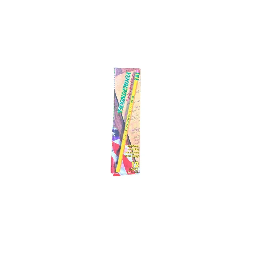 Ticonderoga No. 2 Soft Pencils 10 Count Wood Real Wood Sharpen‎ Easily